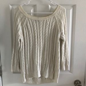 American Eagle white sweater
